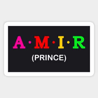 Amir - Prince. Sticker